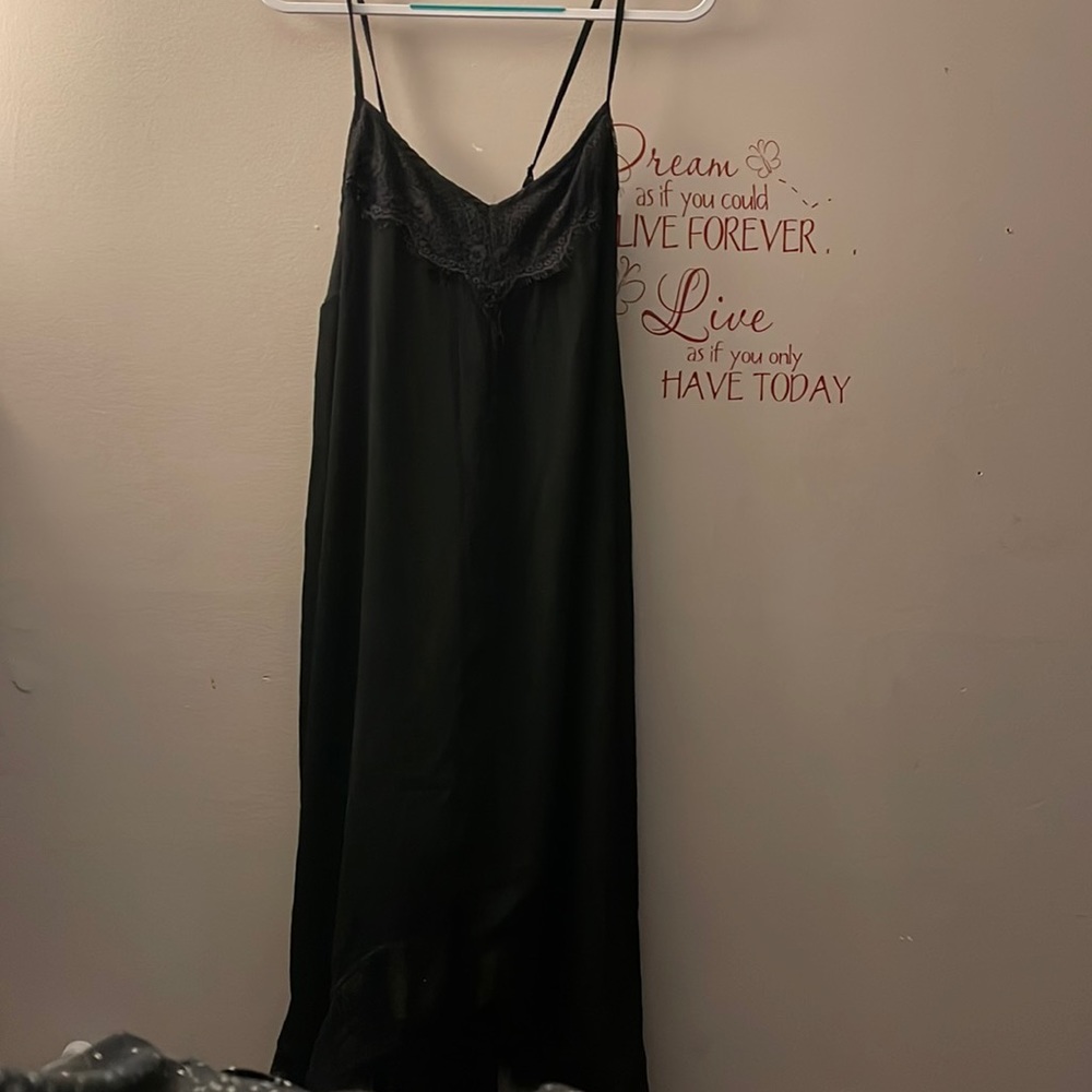 Black lingerie or night gown